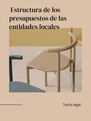 cover image of Estructura de los presupuestos de las Haciendas locales